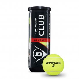 Tennisbolde D TB CLUB AC 3 PET Dunlop 601334 3 Dele (Naturgummi)