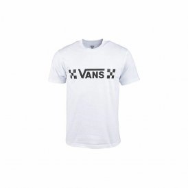 Kortærmet T-shirt til Mænd Vans Drop V Check-B Hvid