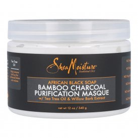 Hårmaske African Black Soap Bamboo Charcoal Shea Moisture (340 g)