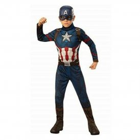 Kostume til børn Captain America Avengers Rubies 700647_L