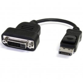 DisplayPort til DVI-mellemstik Startech DP2DVIS Sort