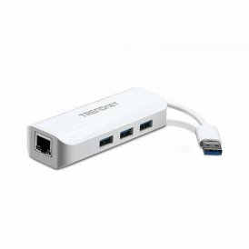 USB til ethernet-adapter Trendnet TU3-ETGH3 Hvid