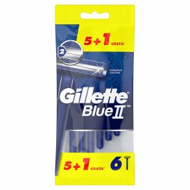 Manuel baberhøvl Gillette Blue II 6 enheder