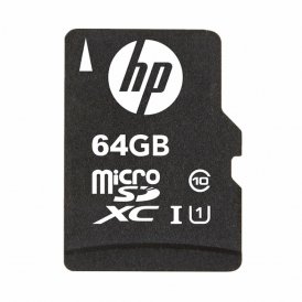 Mikro-SD-hukommelseskort med adapter HP SDU64GBXC10HP-EF 64GB
