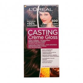 L'Oreal Make Up Farve uden Ammoniak L'Oreal Make Up Casting Creme Gloss Nº 500-Castano Claro 180 ml
