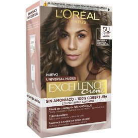 L'Oreal Make Up Permanent Farve L'Oreal Make Up Excellence Klar Kastanje Nº 5u-Light brun (5 enheder)