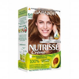 Garnier Permanent hårfarve - creme Garnier Nutrisse Nº 6,41-Sweet Amber (3 enheder)
