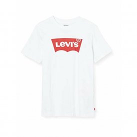 Kortærmet T-shirt til Børn Levi's E8157 Hvid (10 år)