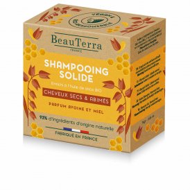 Beauterra Shampoo Bar Beauterra Solide Honning Havregryn 75 g