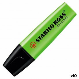 Stabilo Fremhæver Stabilo Lime (10 enheder)