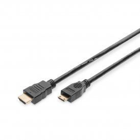 HDMI-kabel Digitus DIGITUS Cable de conexión High speed HDMI Sort 3 m