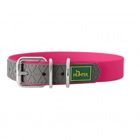 Hundehalsbånd Hunter Convenience rosa Størrelse M (38-46 cm)