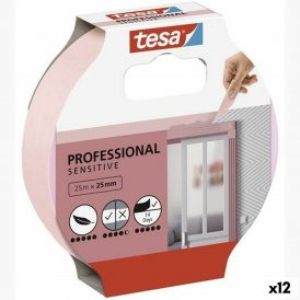 Selvklæbende bånd TESA Professional Sensitive Maler mand Pink 12 enheder (25 mm x 50 m)