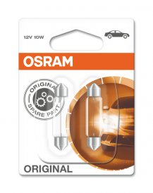 Pære til køretøj OS6411 Osram OS6411 C10W 12V 10W (10 pcs)