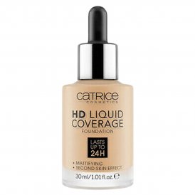 Flydende makeup foundation Catrice HD Liquid Coverage Nº 032 Nude beige Nº 032-Nude Beige 30 ml