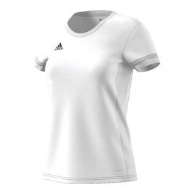 Kortærmet T-shirt til Kvinder Adidas T19 SS JSY W DW6887 Hvid