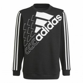 Sweatshirt til Børn Adidas Essentials Logo K Sort