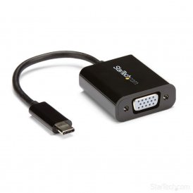 USB C til VGA-adapter Startech CDP2VGA Sort