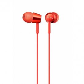 Sony Hovedtelefoner med mikrofon Sony MDR-EX155AP Rød