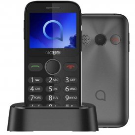 Mobil telefon for eldre voksne Alcatel 2020X Svart