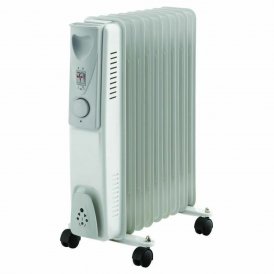 Warm Tech Olieradiator Warm Tech Grå 2000 W