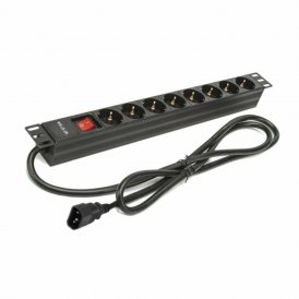 Phasak Stikdåse - 8 udtag med kontakt Phasak BNS 3535 (2 m)