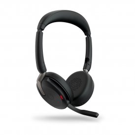 Jabra Bluetooth headset med mikrofon Jabra Evolve2 65 Flex Sort