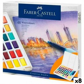 Faber-Castell Sæt med Akvarelfarver Faber-Castell Creative Studio (8 enheder)