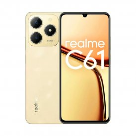 Realme Smartphone Realme C61 6,74" Unisoc TigerT612 6 GB RAM 128 GB Gylden