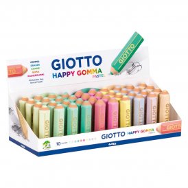 Gom Giotto Happy Gomma Multicolour Taart Rubber 40 Onderdelen