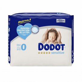 Engangsbleer Dodot Sensitive Størrelse 0 (24 uds)