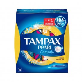 Almindelig tamponer Pearl Compak Tampax (16 uds)