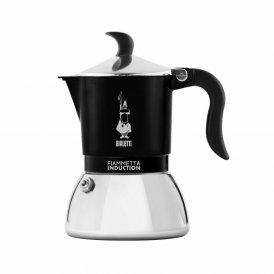 Bialetti Italiensk Kaffekande Bialetti FIAMMETTA INDUCT Sort Aluminium 4 Skodelice