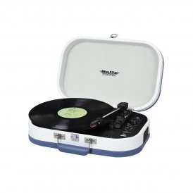 Trevi Pladespiller Trevi TT 1020 BT USB Stereo Bluetooth Genopladeligt batteri Turkisblå