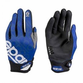 Men's Driving Gloves Sparco MECA 3 Blå Størrelse L