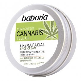 Nærende ansigtscreme Cannabis Babaria (50 ml)