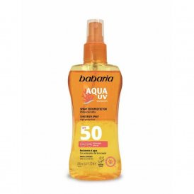 Babaria Krop solcreme spray Babaria Solar Aqua Uv Spf 50 200 ml