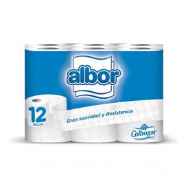 Toiletpapir Albor (12 uds)