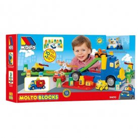 Moltó Lastbil med Byggeblokke Moltó 19470 (82 cm) (10 pcs)