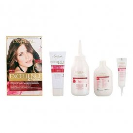 L'Oreal Make Up Permanent Farve L'Oreal Make Up Excellence Nº 6 Rubio Oscuro Nº 6-Rubio Oscuro 192 ml