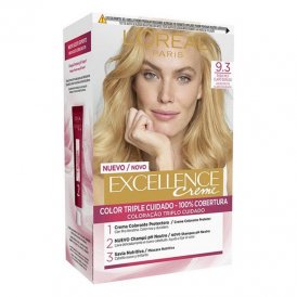 Permanent Farve Excellence L'Oreal Make Up Nº 9,3 Lys Gylden Blond