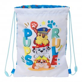 The Paw Patrol Rygsæk med Snore The Paw Patrol Pups rule Blå 26 x 34 x 1 cm
