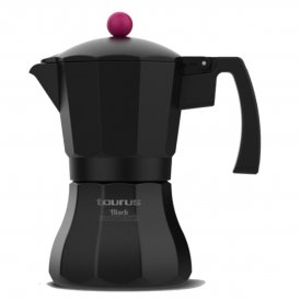 Taurus Italiensk Kaffekande Taurus KCP9009I 9T Sort Rustfrit stål Aluminium 9 Kopper