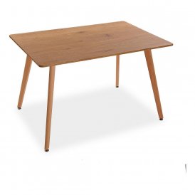 Spisebord Versa Martha Brun Træ MDF (80 x 75 x 120 cm)