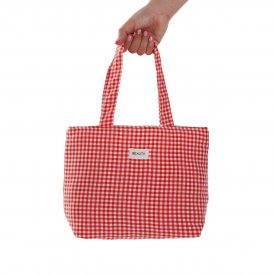 Håndtasker til damer Versa Vichy Rød 9 x 22 x 23 cm