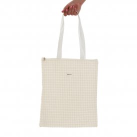 Håndtasker til damer Versa Corduroy Hvid 40 x 33 cm