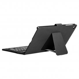Case til tablet og tastatur Silver HT Galaxy Tab A8 Sort