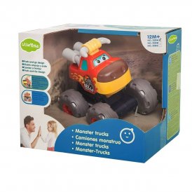 BigBuy Kids Friktionsvogn Monster Trucks 17 x 15 x 15 cm (17 x17 x 15 cm)