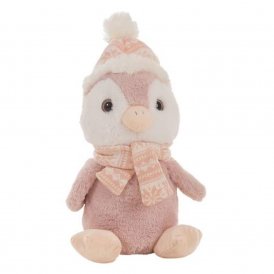 BigBuy Outdoor Bamse rosa Pingvin (28 cm)