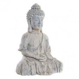 Dekorativ figur DKD Home Decor Glasfiber Buddha (35 x 24 x 47 cm)